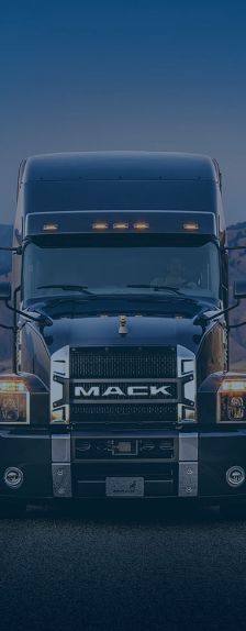 mack truck front view